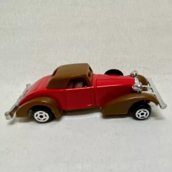 1930's Rolls Royce Playboy Cabrio Red 1:64 Die-cast Model Car Good Vintage - Picture 6 of 8